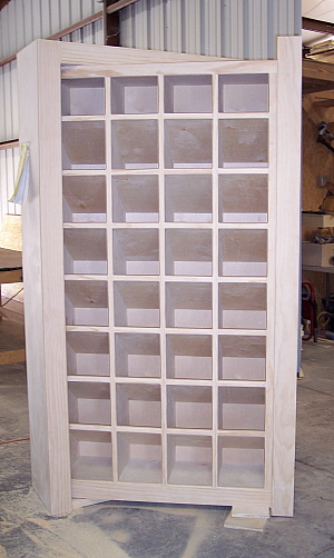 Secret Door Made of Custom Storage Bins