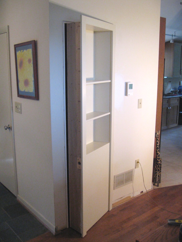 Custom Bookcase Closet Door