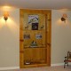 Custom Wood Buil-in Bookshelf Door