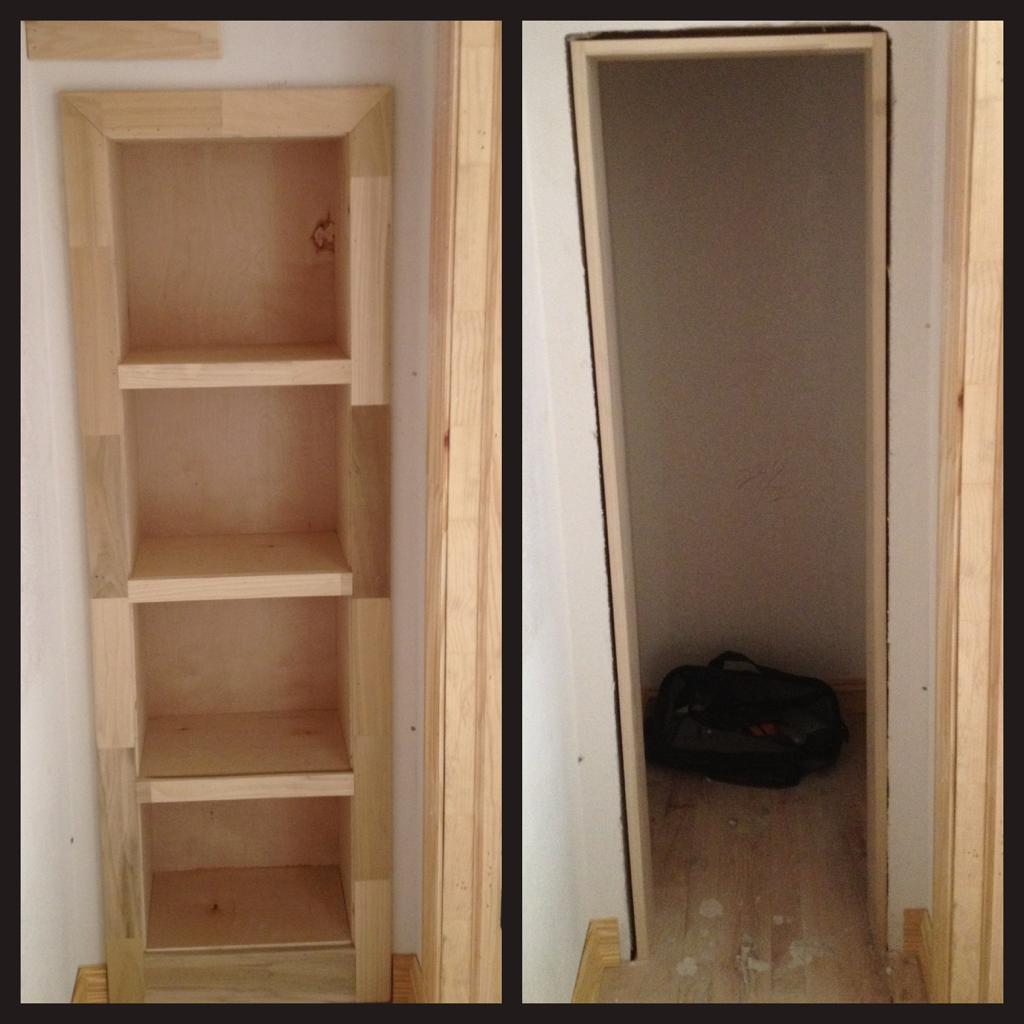 Hidden Bookcase Door Conceals Gun Closet