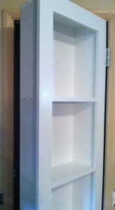 Swing-Out Bookcase Door to Secret Attic Room