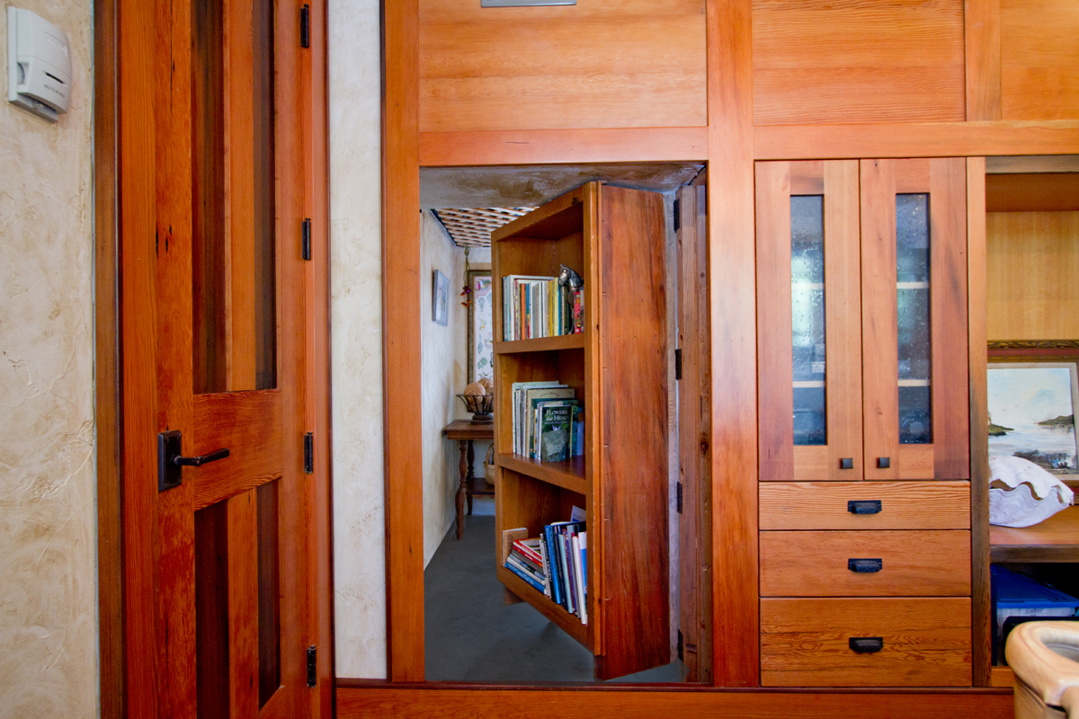 Secret Room Behind Bookshelf Door