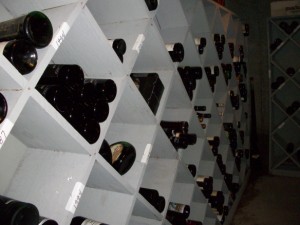 Hidden Underground Wine Cellar