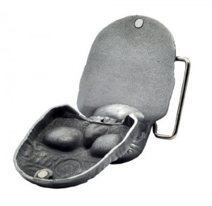 Belt Buckle with Secret Compartment