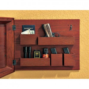 Hidden Compartment in Wooden Picture Frame
