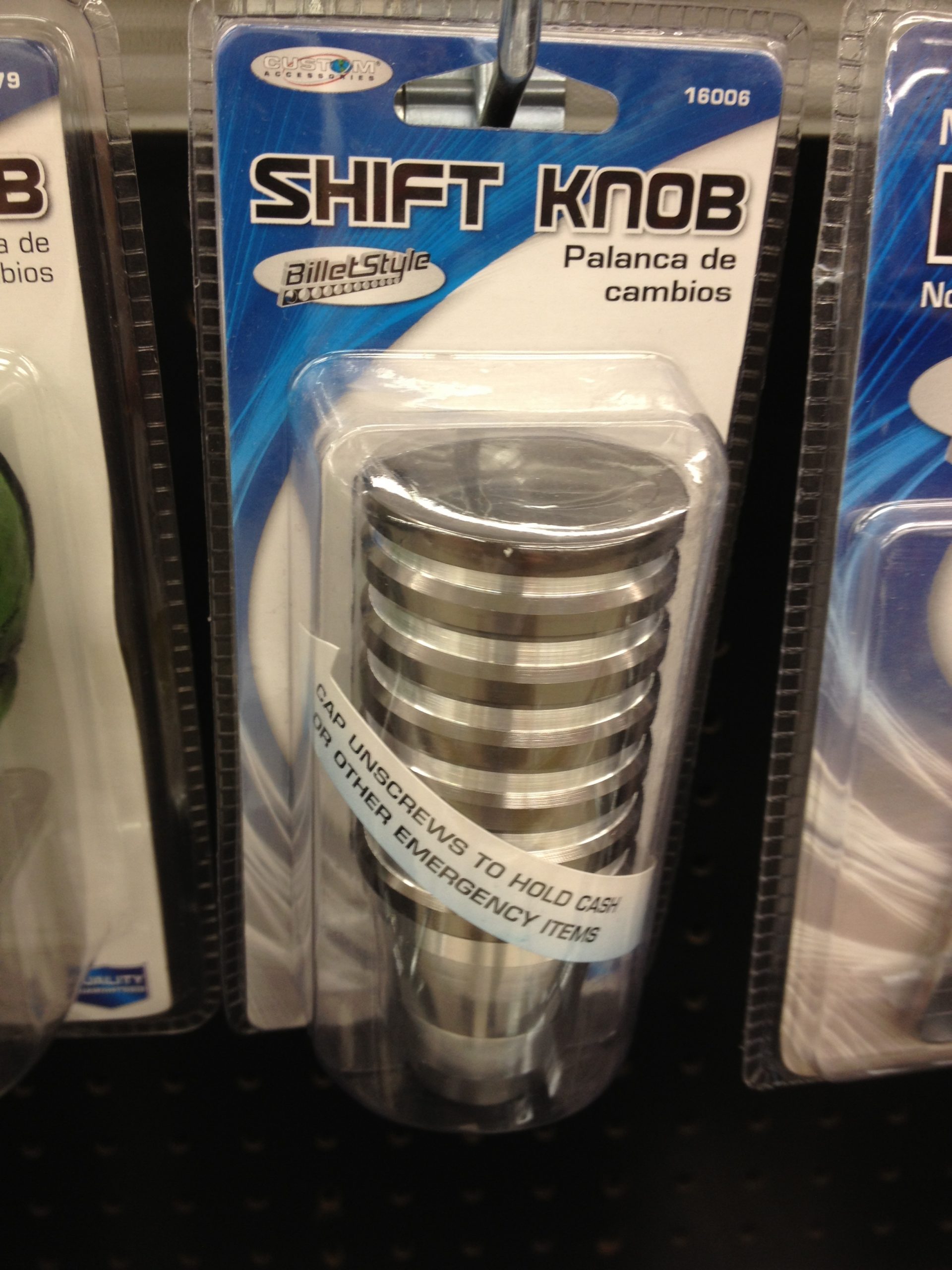 Secret Compartment in Shifter Knob