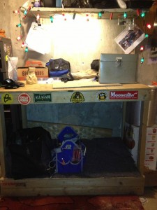 Workbench with Hidden Compartment