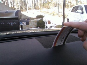 Unused Dash Speaker Makes Secret Compartment