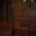 Wooden Door is Hidden When Closed