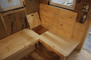 Wooden Bench Has Secret Storage