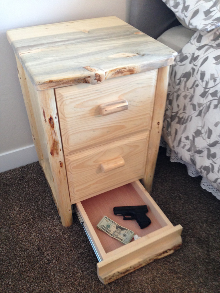 Secret Drawer Compartment in Furniture - Cash and Gun Storage