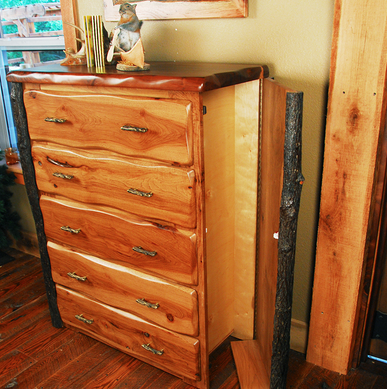 Secret Compartment Door on Custom Dresser