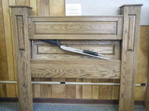 Quick Gun Access Secret Compartment Headboard