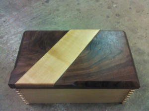 Custom Humidor with Secret Compartment Drawer in Bottom