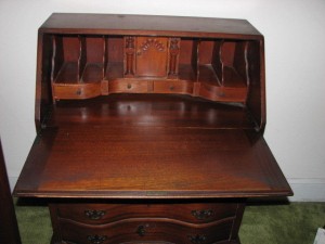 Antique Desk with Secret Compartments