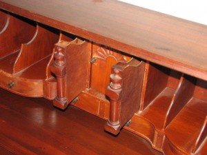 HIdden Drawers in Secretary Desk