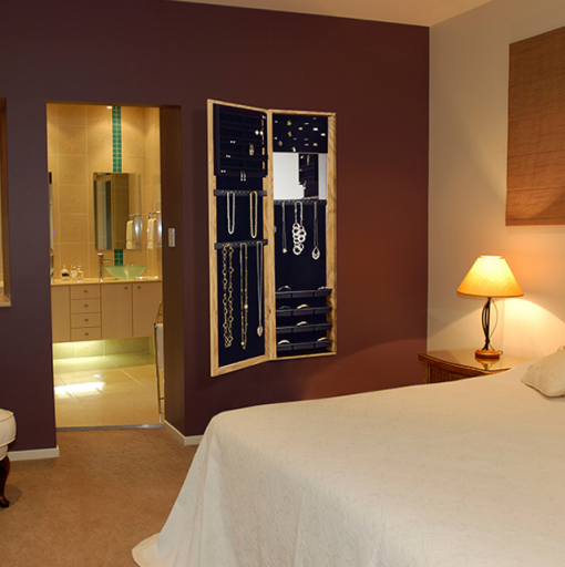 Mirror with Hidden Jewelry Storage | StashVault - Secret Stash Compartments