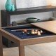Billiards Table Hidden in Kitchen Table