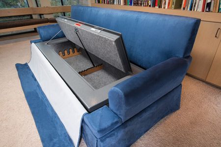 Secret Stash Safe in Couch