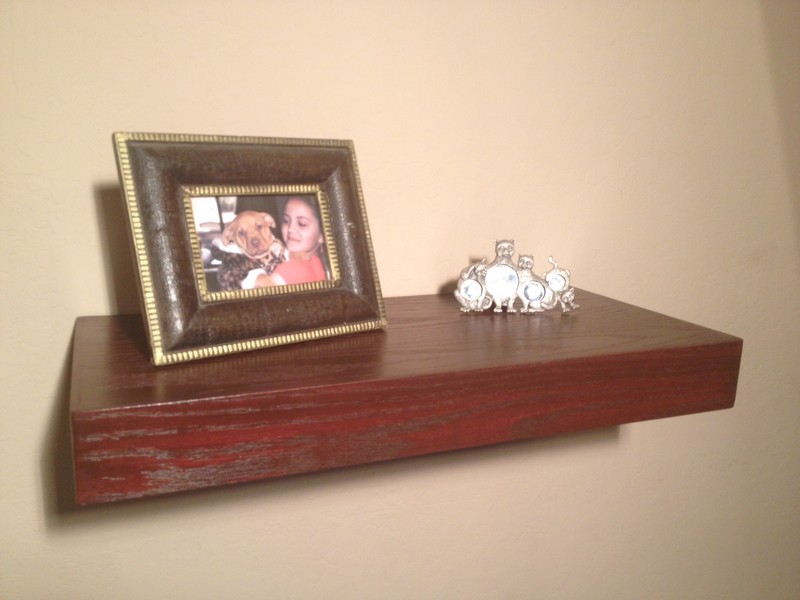 Floating Wall Shelf with Hidden Compatment StashVault Secret Stash