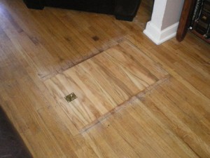 Trap Door in Floor - Closed