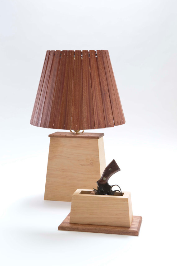 Lamp with Gun Compartment