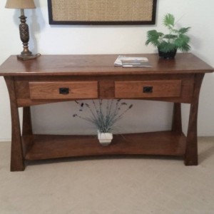Sofa Table with Secret Drawers
