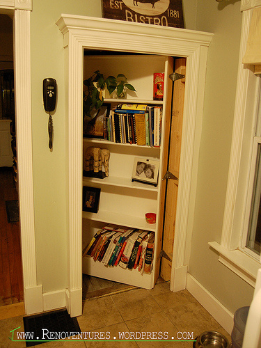 Secret Bookcase Door to Basement