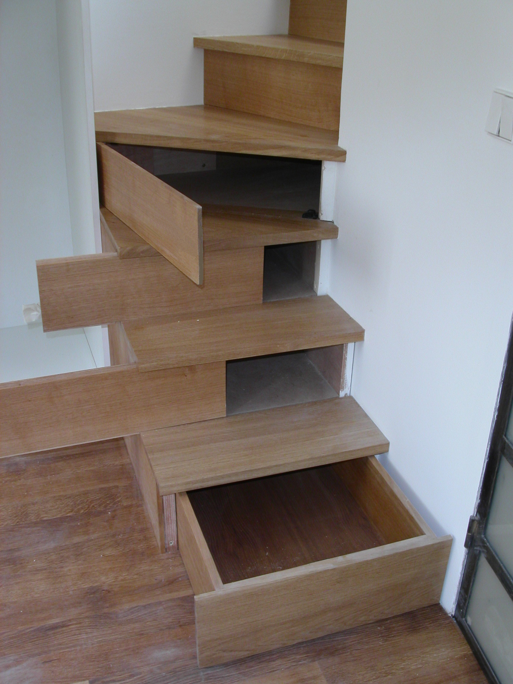 Hidden Storage In Stairs