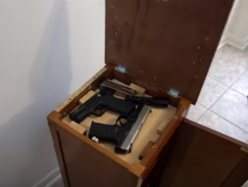 Secret Gun Compartment in Nightstand