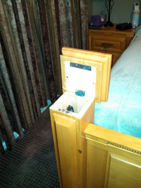 DIY Hollow Bed Post Gun Safe