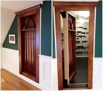 Hidden Billiard Door to Gun  Safe Room