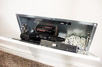 Quick Access Wall Vent Safe with Handgun