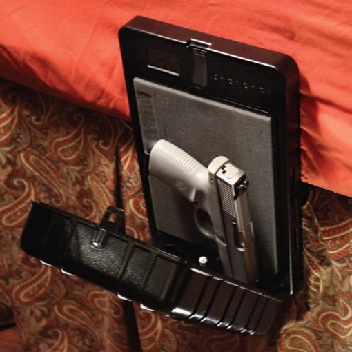 Bedside Biometric Gun Safe StashVault Secret Stash Compartments
