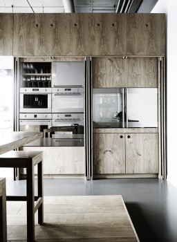 Kitchen Appliances with Concealment Doors