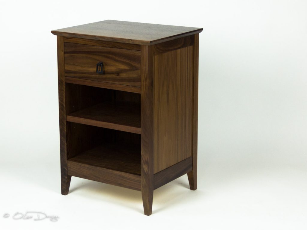 Nightstand with Drawers Closed StashVault Secret Stash Compartments