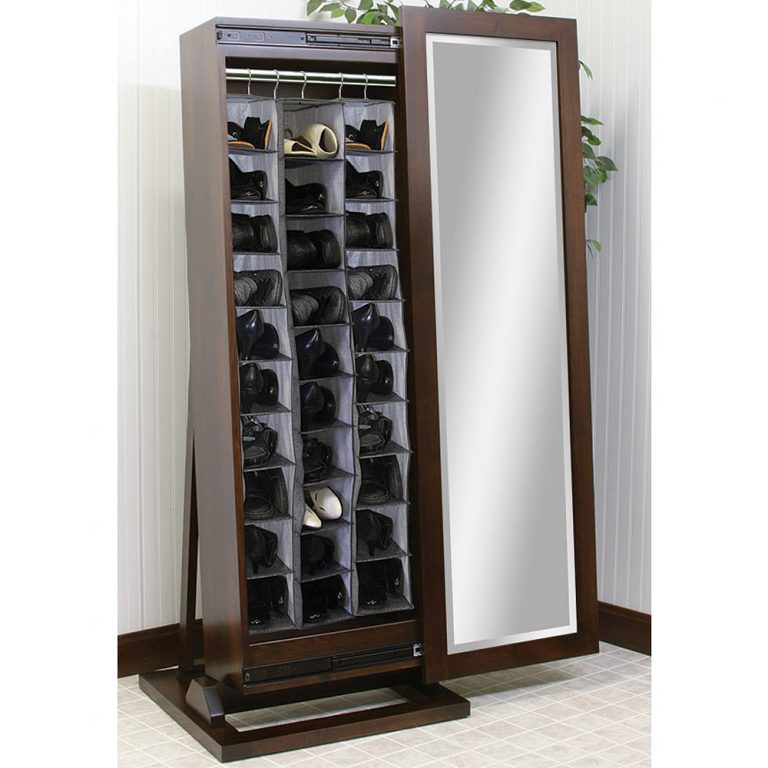 Secret Shoe Storage Behind Mirror StashVault Secret Stash Compartments