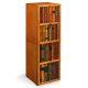Tall Leather Bookshelf Safe Bookcase Opens To Reveal Hidden Safe